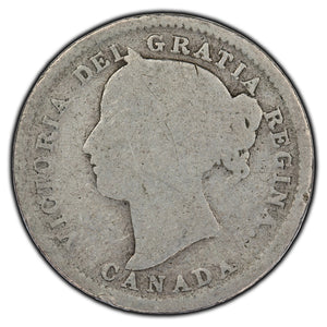 SOLD Canada 1900 10 Cents Silver Coin