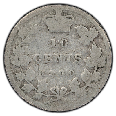 Canada 1900 10 Cents Silver Coin