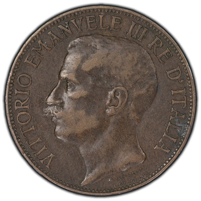 SOLD Italy 1911 R 10 Centeismi KM #51