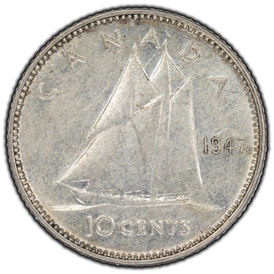 SOLD Canada 1947 Maple Leaf Silver Coin - EF-40