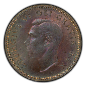 SOLD Canada 1952 1 Cent Coin - Nice Colour
