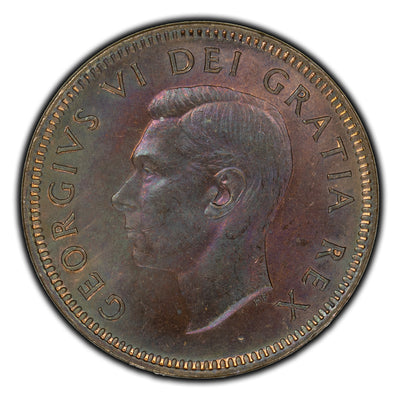 SOLD Canada 1952 1 Cent Coin - Nice Colour