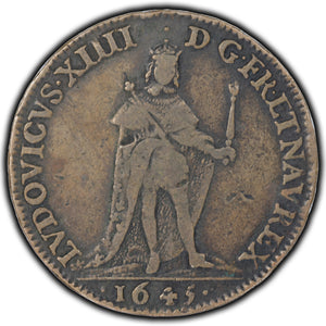 SOLD France 1645 Louis XIV Jeton Feu #179