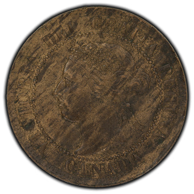 SOLD Canada 1895 1 Cent Coin - EF-40