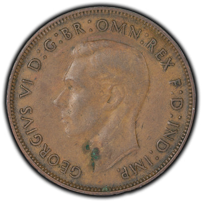 Australia 1946 Penny Coin KM #36 Key Date