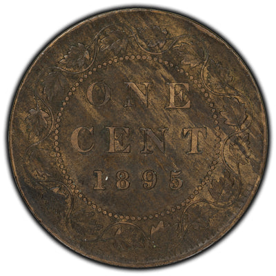 SOLD Canada 1895 1 Cent Coin - EF-40