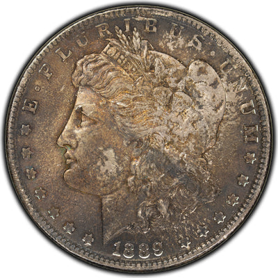SOLD United States 1889 $1 Morgan Silver Dollar - Pretty Reverse Colour