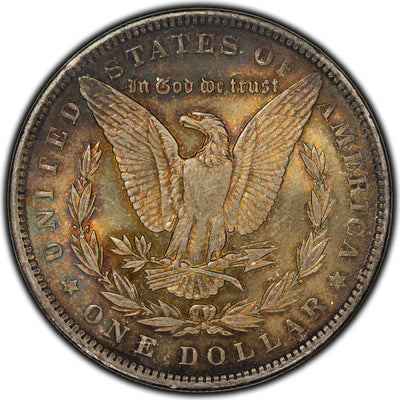 SOLD United States 1889 $1 Morgan Silver Dollar - Pretty Reverse Colour
