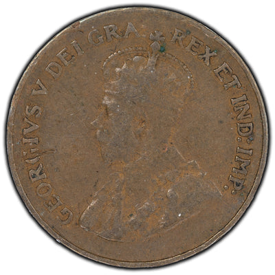 SOLD Canada 1922 1 Cent Coin - VG-8