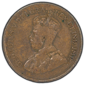 SOLD Canada 1923 1 Cent Coin - F-12
