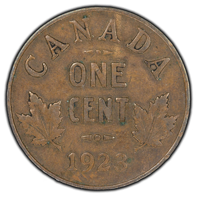 SOLD Canada 1923 1 Cent Coin - F-12