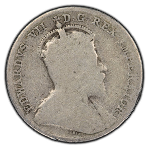 SOLD Canada 1909 Victorian Leaves 10 Cents Silver Coin