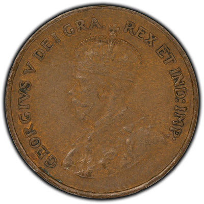 Canada 1925 1 Cent Coin - VF-20