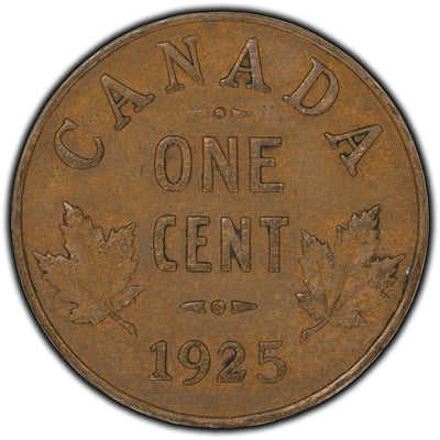 Canada 1925 1 Cent Coin - VF-20