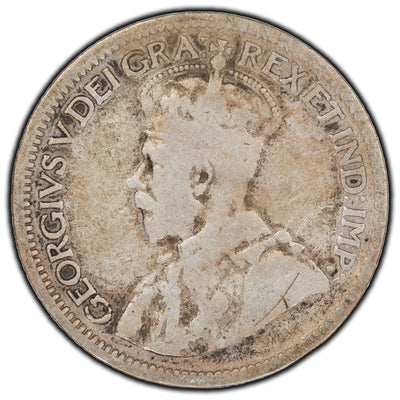 SOLD Canada 1919 10 Cents Silver Coin - VG-8