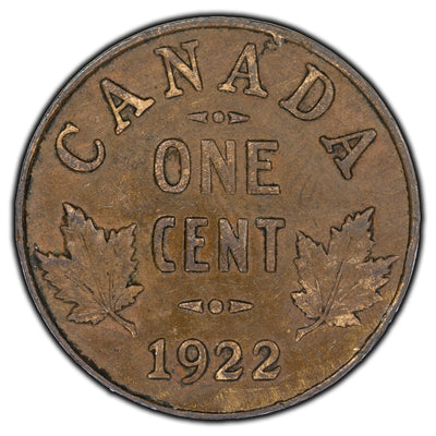SOLD Canada 1922 1 Cent Coin - VF-20