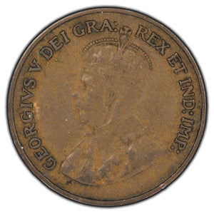 SOLD Canada 1922 1 Cent Coin - F-12