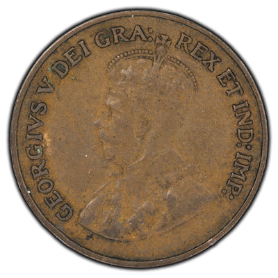 SOLD Canada 1922 1 Cent Coin - F-12