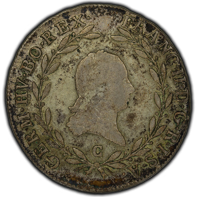 Austria 1803 20 Kreuzer Silver Coin KM #2139