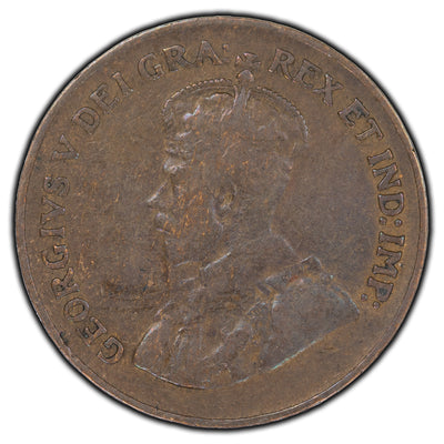 SOLD Canada 1923 1 Cent Coin - VG-8