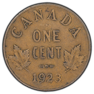SOLD Canada 1923 1 Cent Coin - VG-8