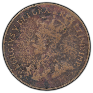 SOLD Canada 1923 1 Cent Coin - Damaged