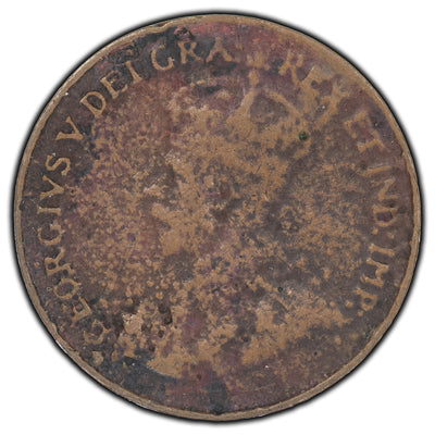 SOLD Canada 1923 1 Cent Coin - Damaged