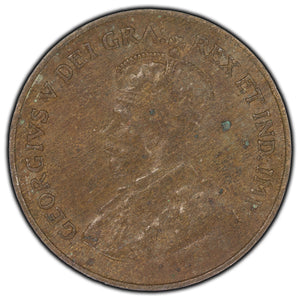SOLD Canada 1922 1 Cent Coin - VF-20 (corrosion)