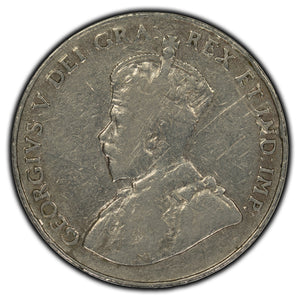 SOLD Canada 1925 5 Cents Coin - Key Date - Damage