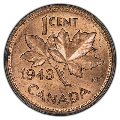 SOLD Canada 1943 1 Cent Coin