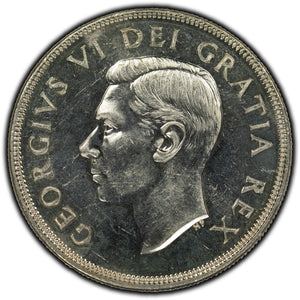 SOLD Canada 1950 $1 Dollar Silver Coin - AU-50