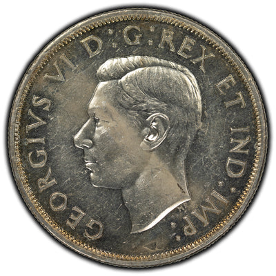 SOLD Canada 1946 $1 Dollar Silver Coin - EF-40 (stained)