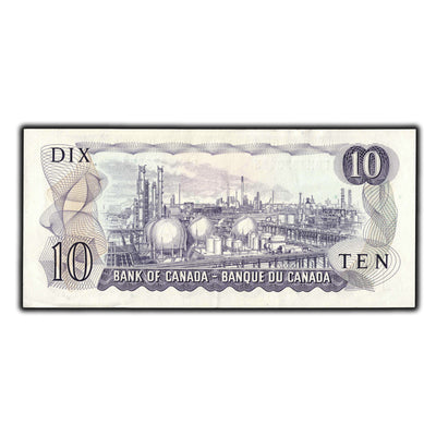 SOLD $10 1971 Bank Of Canada Note Lawson-Bouey EDM Prefix BC-49c-i - AU-55