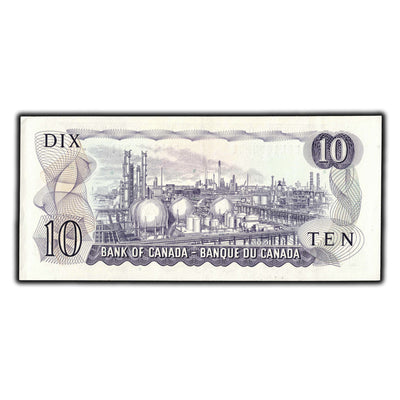 SOLD $10 1971 Bank Of Canada Note Lawson-Bouey EDL Prefix BC-49c-i - AU-50