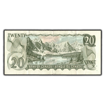 SOLD $20 1969 Bank of Canada Note *WV Replacement Prefix BC-50bA - EF-40