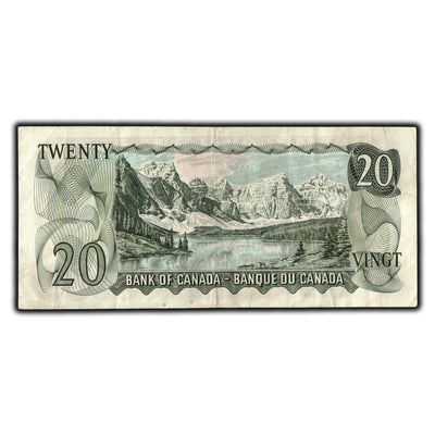 SOLD $20 1969 Bank of Canada Note *EA Replacement Prefix BC-50aA - VF-20