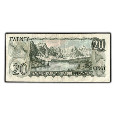SOLD $20 1969 Bank of Canada Note *EB Replacement Prefix BC-50aA - VF-20