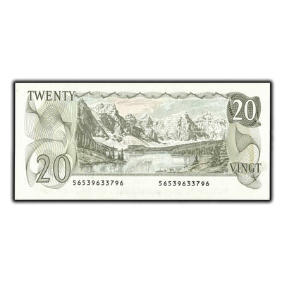 SOLD $20 1979 Bank Of Canada Note Thiessen-Crow BC-54c - Ch UNC
