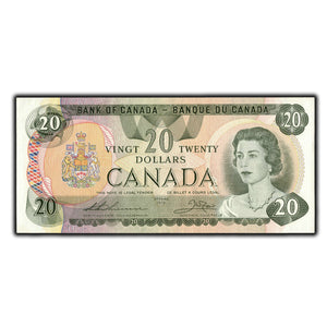 SOLD $20 1979 Bank of Canada Note Thiessen-Crow BC-54c - Ch UNC