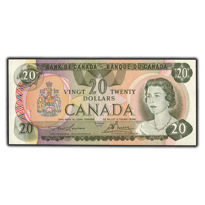 SOLD $20 1979 Bank of Canada Note Lawson-Bouey BC-54a