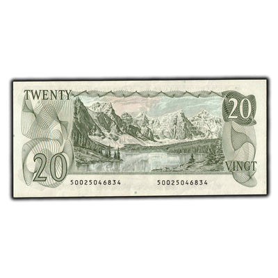 SOLD $20 1979 Bank of Canada Note Lawson-Bouey BC-54a