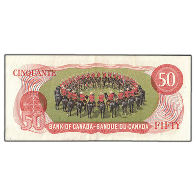 SOLD $50 1975 Bank of Canada Note Crow-Bouey EHL Prefix BC-51b - Circulated