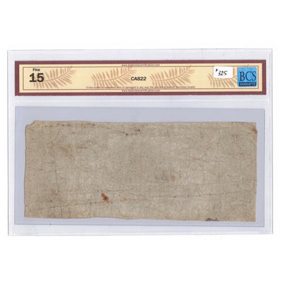 SOLD $1 1855 Exchange Bank Of Toronto Note - BCS F-15 Remainder