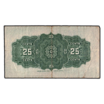 SOLD 25 Cents 1900 Dominion of Canada Shinplaster Note DC-15a - F-15