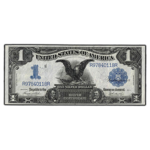 SOLD United States 1899 $1 Black Eagle Silver Certificate Note - Crisp EF-40
