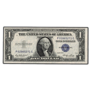 SOLD United States 1935-E $1 Silver Certificate Note - Ch UNC