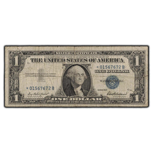 SOLD United States 1957 $1 Silver Certificate Star Note