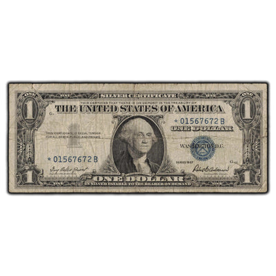 SOLD United States 1957 $1 Silver Certificate Star Note