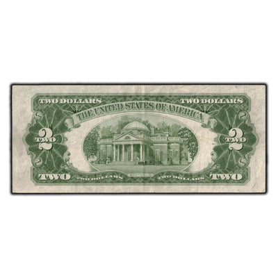 SOLD United States 1928-G $2 Red Seal Legal Tender Note