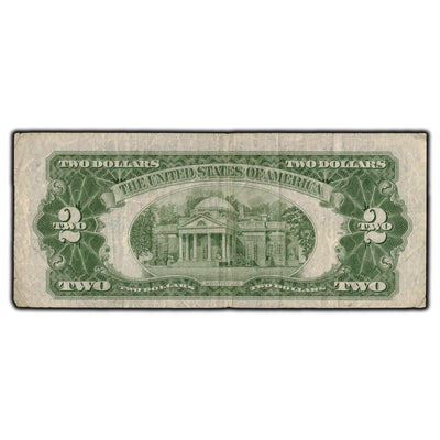 SOLD United States 1928-G $2 Red Seal Legal Tender Note